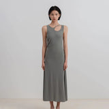 Moss Cropped Stretch-Jersey Dress