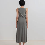Moss Cropped Stretch-Jersey Dress