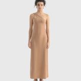 「Cotton Stretch」Nyx One Shoulder Cut-Out Dress