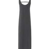 「Cotton Stretch」Lysa Buckle Maxi Dress