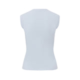 「Cotton Stretch」Omra Crew Neck Tank Top