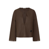 Voyage Front Tie Blouse