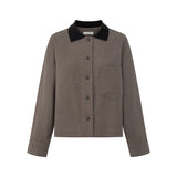 Lioren Knit Collar Linen jacket & Leni Linen Elasticated Shorts