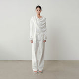 Zel Knit Boat Neck Top