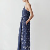 Kairo One-Shoulder Scarf Top & Noma Wrap Sarong Skirt
