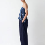Kairo Pinted Strapless Top & Rilo Relaxed Drawstring Pants