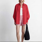 Cirrus Pieced Oversized Shirt Layers