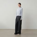 Lunet Sculpted Rib Turtleneck Top