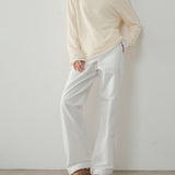 Seren Double Layered Knit and Cotton Tee Set