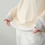 Seren Double Layered Knit and Cotton Tee Set