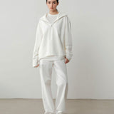 Orsyn Zip Rib Pullover