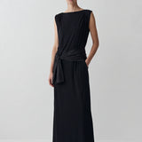 Aeris Silk-Tie Dress