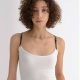 「COTTON STRETCH」Noema Buckle Cotton Top