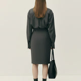 Margot Draped Wrap Shirt Margot