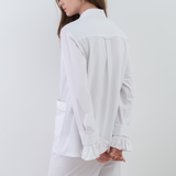 White Ultra Soft Bamboo PJ Set