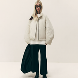 Marlowe Shearling-Collar Down Jacket