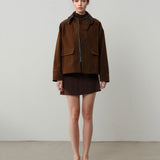 Ostel Boxy Zip Jacket & Ostel Mini Skort