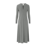 Moss Stretch Maxi Long Sleeve Dress
