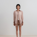 Peach Shirt and Short Set