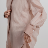 Peach Shirt and Short Set