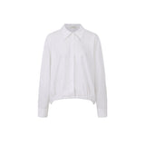 Isolde Drape Gathered Shirt & Thalia Flared Wool Skirt