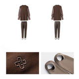 Boyfriend Fit Striped Panel Sweatshirt & Lumi Slim-Fit Stirrup Pants