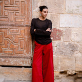 Seren Double Layered Knit and Cotton Tee Set