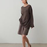 Vetra Suede Trim Top