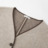 Elwen Leather-Trim Scarf Jacket Set
