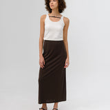 「COTTON STRETCH」Noema Buckle Cotton Tank Tank Top