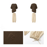 Anouk Drape Asymmetric Tee & Anouk Balloon Hem Pants