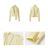 Avena Detachable Scarf Knit Top & Tirra High-Waist Stirrup Pants