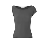 「Cotton Stretch」Esmé Asymmetric T-shirt Top