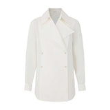 Liora LinenDouble-Breasted Shirt Jacket