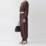 Lorin Drawstring Top & Tapered Pants
