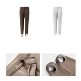 Lumi Slit-Lapel Hoodie & Slim-Fit Stirrup Pants