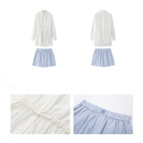 Marin Linen Layered Shirt Set