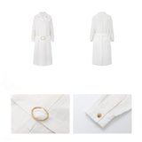 Noemi Trench Linen Shirt Dress